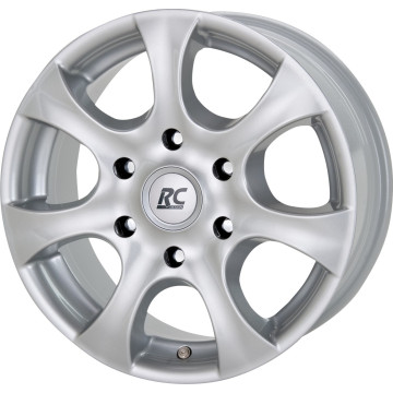 7x16 ET43 - LK5/130 ML84.1 RC-Design Matrix-T kristallsilber lackiert