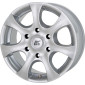 7x16 ET43 - LK5/130 ML84.1 RC-Design Matrix-T kristallsilber lackiert