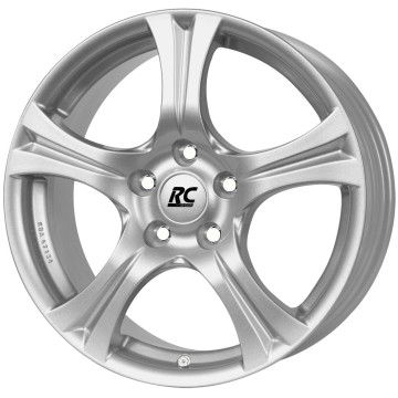 7.5x17 ET47.5 - LK5/112 ML66.6 RC-Design RC14 SUV kristallsilber lackiert