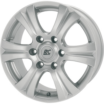 7.5x17 ET40 - LK6/114.3 ML66.1 RC-Design RC14 SUV 6-Loch kristallsilber lackiert