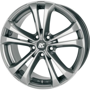 8x19 ET35 - LK5/120 ML72.6 RC-Design RC17 chromsilber lackiert