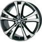 8.5x20 ET33 - LK5/112 ML66.6 RC-Design RC17 schwarz front-poliert