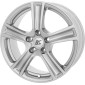 5x15 ET32 - LK4/100 ML60.1 RC-Design RC19 kristallsilber lackiert