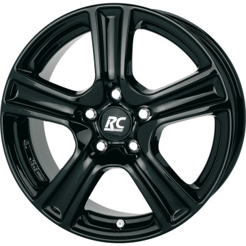 5.5x15 ET42 - LK4/100 ML60.1 RC-Design RC19 schwarz lackiert