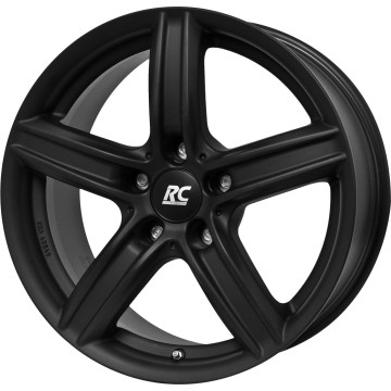 7.5x17 ET52 - LK5/120 ML72.6 RC-Design RC21 schwarz-matt lackiert