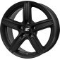 7.5x17 ET52 - LK5/120 ML72.6 RC-Design RC21 schwarz-matt lackiert