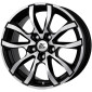 7.5x16 ET37 - LK5/112 ML66.6 RC-Design RC23 schwarz front-poliert