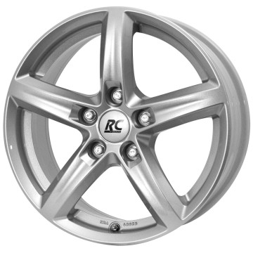 6.5x16 ET50 - LK5/108 ML63.4 RC-Design RC24 kristallsilber lackiert