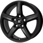 6.5x16 ET48 - LK4/100 ML63.4 RC-Design RC24 schwarz-matt lackiert