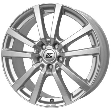 8x18 ET25 - LK5/112 ML66.6 RC-Design RC25 kristallsilber lackiert