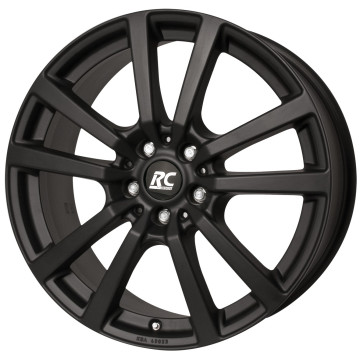 7.5x17 ET47 - LK5/120 ML65.1 RC-Design RC25 schwarz-matt lackiert