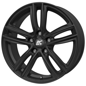 6.5x16 ET46 - LK5/112 ML57.1 RC-Design RC27 schwarz-matt lackiert