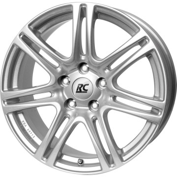 6.5x15 ET45 - LK5/114.3 ML72.6 RC-Design RC28 kristallsilber lackiert