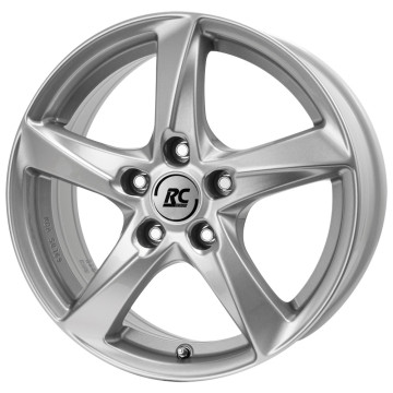 6.5x16 ET38 - LK5/100 ML57.1 RC-Design RC30 kristallsilber lackiert
