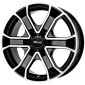 7x17 ET38 - LK6/139.7 ML67.1 RC-Design RC31 schwarz front-poliert