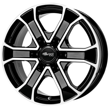 8x18 ET25 - LK6/139.7 ML100.1 RC-Design RC31 schwarz front-poliert