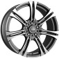 7x17 ET35 - LK5/100 ML72.3 Momo Next EVO matt anthracite diamond cut