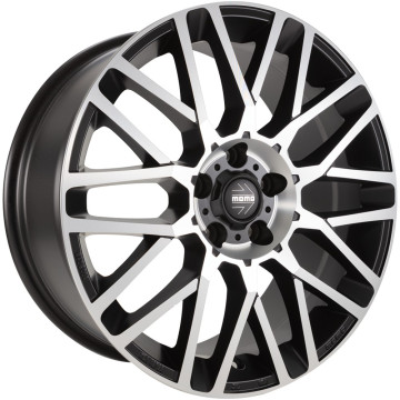 8.5x19 ET30 - LK5/120 ML79.6 Momo Revenge Evo matt black diamond cut