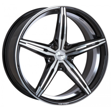 8.5x19 ET35 - LK5/112 ML66.6 Oxigin 23 Diamond black full polish