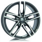 7.5x17 ET49 - LK5/112 ML57.1 Alutec Ikenu graphit frontpoliert