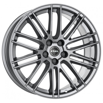 9x20 ET52 - LK5/130 ML71.5 Rial KiboX metal-grey