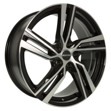 7.5x17 ET45 - LK5/108 ML63.4 GMP Arcan black polished