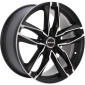 8x18 ET35 - LK5/112 ML66.5 GMP Atom matt black polished