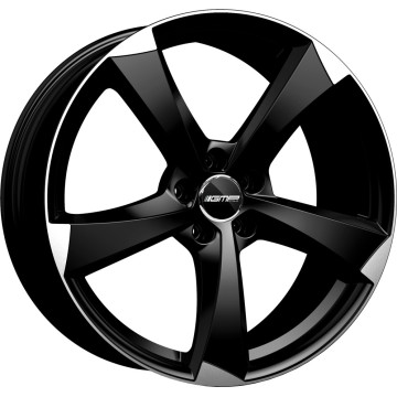 9x20 ET35 - LK5/112 ML66.5 GMP Ican satin black polished