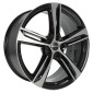 8x18 ET25 - LK5/112 ML66.5 GMP Paky black polished