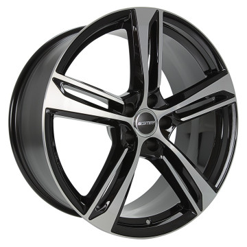 8x19 ET45 - LK5/114.3 ML67.1 GMP Paky black polished
