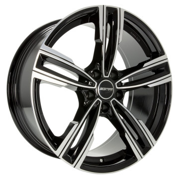 9x19 ET42 - LK5/120 ML72.6 GMP Reven black polished