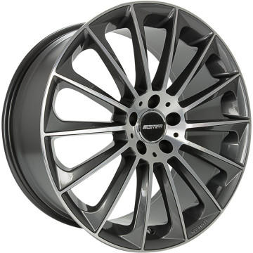 9x22 ET45 - LK5/108 ML63.4 GMP Stellar anthracite polished