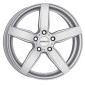 8x18 ET57 - LK5/112 ML66.6 Dezent TB silver