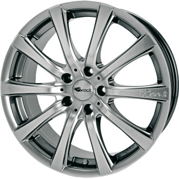 7x16 ET46 - LK5/100 ML63.4 Brock B21 chromsilber lackiert