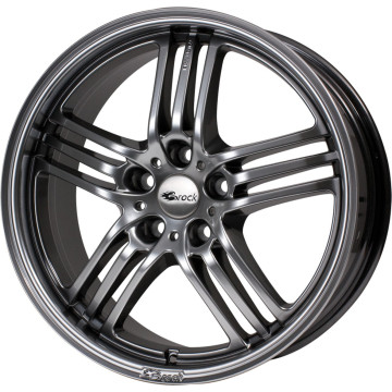 8.5x19 ET20 - LK5/120 ML76.9 Brock B27 chromsilber lackiert