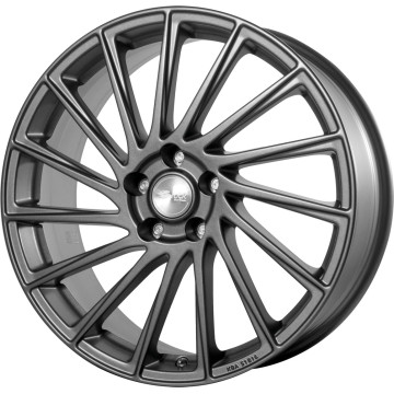 7.5x18 ET49 - LK5/112 ML57.1 Brock B39 himalaya grey matt