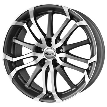 7.5x17 ET47 - LK5/112 ML66.6 Brock B26 titan matt voll-poliert