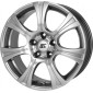 6.5x16 ET43 - LK5/108 ML72.6 RC-Design RC15 chromsilber lackiert