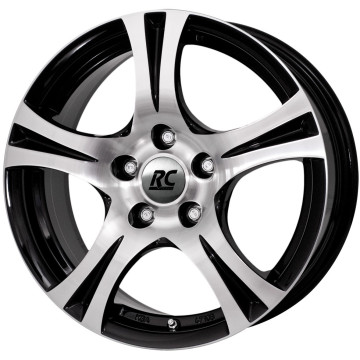 8.5x19 ET50 - LK5/120 ML65.1 RC-Design RC14 SUV schwarz front-poliert