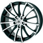 6.5x15 ET44 - LK5/112 ML66.6 RC-Design RC18 schwarz-matt front-poliert