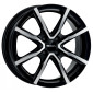 6.5x16 ET40 - LK4/100 ML72 Mak Milano 4 black mirror