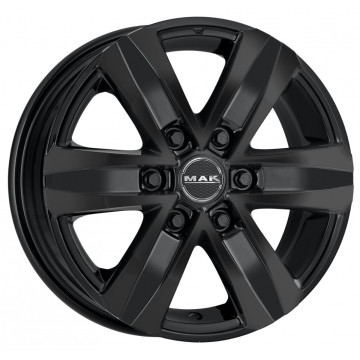 7.5x17 ET22 - LK6/139.7 ML100.1 Mak Stone 6 gloss black