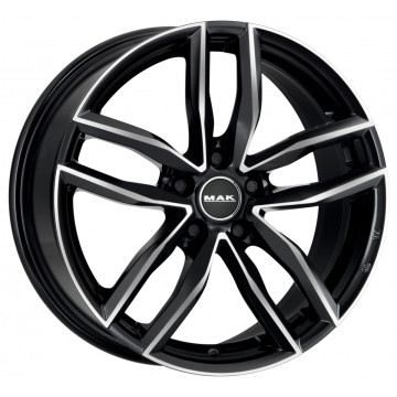 8x18 ET50 - LK5/112 ML57.1 Mak Sarthe black mirror