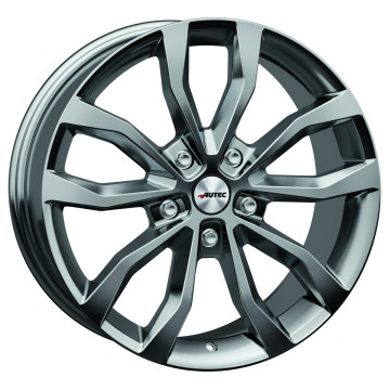 9x21 ET45 - LK5/114.3 ML70 Autec Typ U - Uteca titansilber