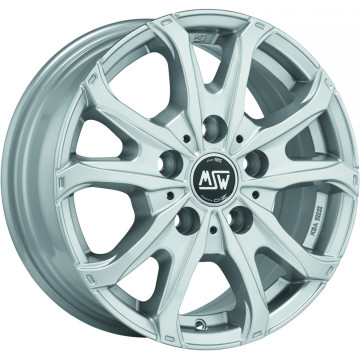 6.5x16 ET55 - LK5/130 ML89.1 MSW MSW 48 Van full silver