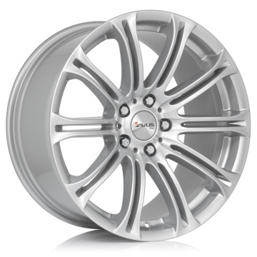 9.5x19 ET37 - LK5/120 ML72.6 Avus Racing AC-MB1 hyper silver