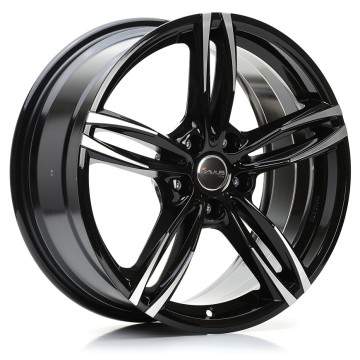 8x18 ET30 - LK5/112 ML66.7 Avus Racing AF15 black polished