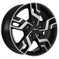 7x17 ET60 - LK5/130 ML78.1 Ronal R64 jetblack-matt-frontkopiert