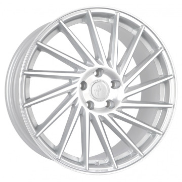 10x22 ET50 - LK5/112 ML66.6 Keskin KT17 Hurricane silver front polish