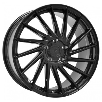 8x18 ET45 - LK5/112 ML72.6 Keskin KT17 Hurricane black painted